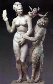 Afrodite, Pan a Eros